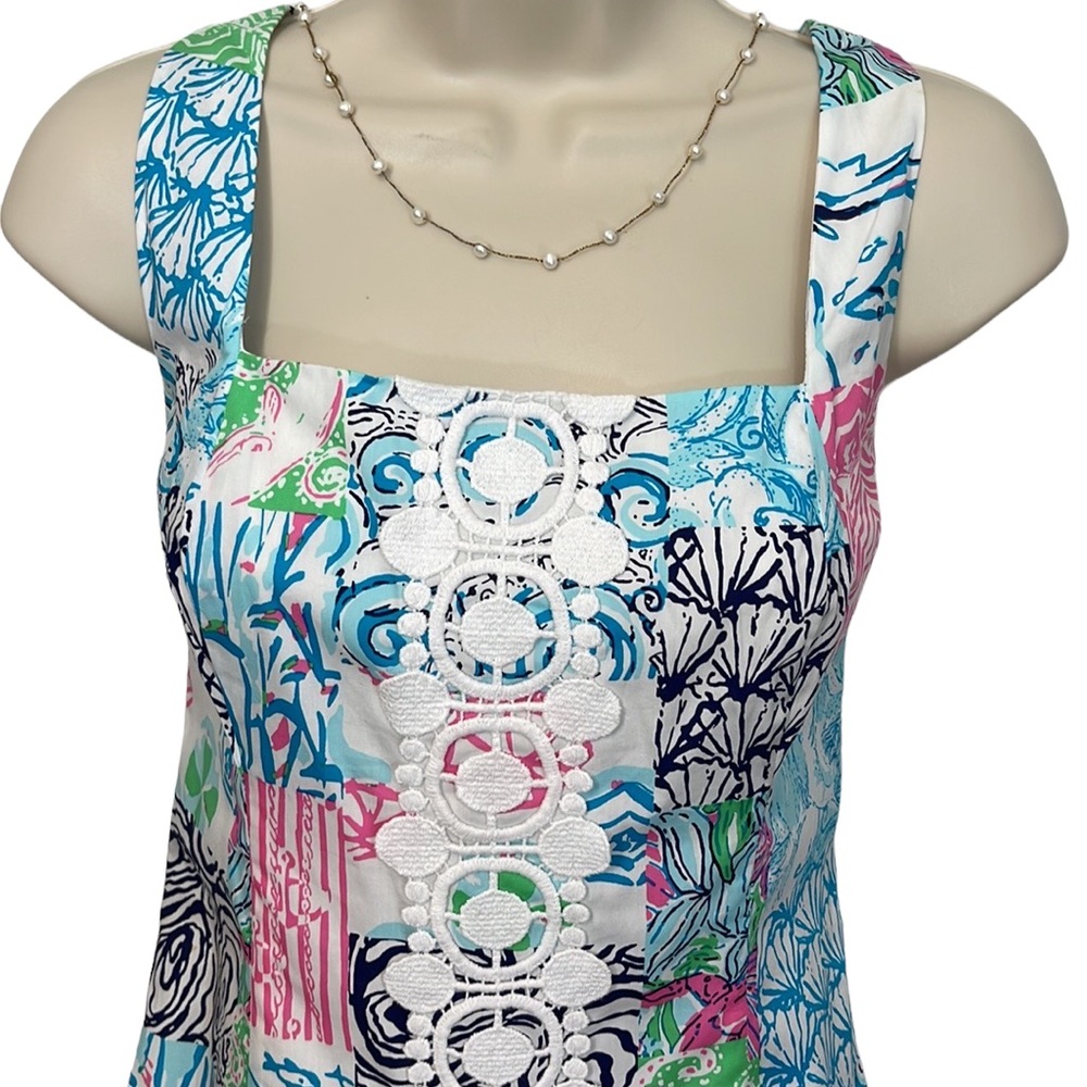 Lilly Pulitzer Osterville Patch Shift Dress - Picture 4 of 7